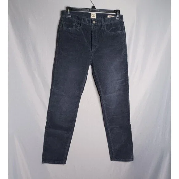 Flint And Tinder Pants Mens 33x32 Gray Corduroy Tapered Fit Stretch Casual - Picture 1 of 16